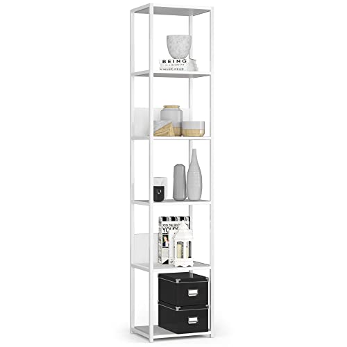 AKORD | Loft 40 cm Bücherregal | Moderner Schrank | Bücher Regal | 6 Einlegeböden | Funktional | Robust | Stabil | Leicht zu montieren | 24 Monate Garantie von AKORD