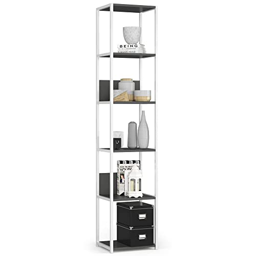 AKORD | Loft 40 cm Bücherregal | Moderner Schrank | Bücher Regal | 6 Einlegeböden | Funktional | Robust | Stabil | Leicht zu montieren | 24 Monate Garantie von AKORD