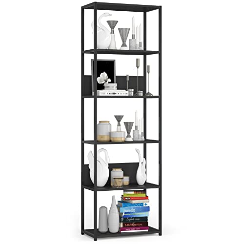 AKORD | Loft 60 cm Bücherregal | Moderner Schrank | Minimalistisch | Bücher Regal | Praktisch | Hochwertig | 6 Einlegeböden | Leicht zu montieren | 24 Monate Garantie von AKORD