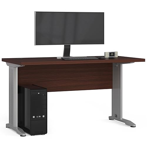 AKORD | Schreibtisch | Bürotisch | Computer-Schreibtisch mit Metallfüßen | 135 cm Breit | Home Office Laptop-Schreibtisch | Modernes Design | ABS-Kante | Laminierte Platte 32 cm | Wenge von AKORD