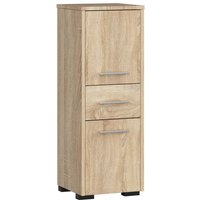 Badezimmerschrank schränke | badezimmer kommode | fin 85 2D1SZ, 2 Türen und 1 Schublade, B30 x H85 x T30 cm, Gewicht 25 kg, auch als Hängeschrank für von AKORD