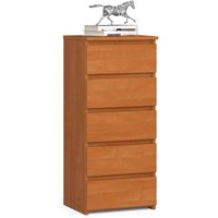Kommode Akord CL5 Erle 40 cm 5 Schubladen B40 x H92 x T35 cm von AKORD