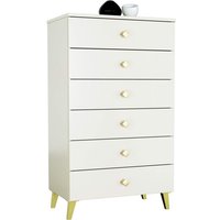 Akord - Kommode mobi in der Farbe Kaschmir mit 6 Schubladen B60 x H104 x T37 cm Akord - Kommode mobi in der Farbe Kaschmir mit 6 Schubladen B60 x H104 x T37 cm von AKORD