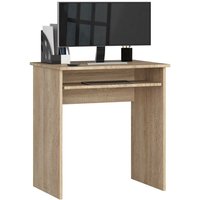 Akord - PC-Schreibtisch Star mit Tastaturablage | Office Desk | Computertisch | Bürotisch mit Tastaturablage | 2 Schubladen und 2 Türablagen, B68 x von AKORD