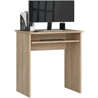 Abamihome - PC-Schreibtisch akord star in der Farbe Sonoma-Eiche und 1 Ablagen B68 x H74 x T51 cm Abamihome - PC-Schreibtisch akord star in der Farbe Sonoma-Eiche und 1 Ablagen B68 x H74 x T51 cm von ABAMIHOME
