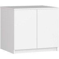 Schrankaufsatz für Kleiderschrank AKORD S60 Weiß 60 cm 2 Türen 2 Ebenen B60 x H55 x T51 cm von AKORD
