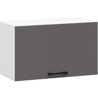 Hängeschrank Küchenschrank Akord oliwia modular W60 Wandschrank für Dunstabzugshaube Weiß 60 cm Tür Regal Front Graphitgrau B60 x H29 x T30 cm von AKORD