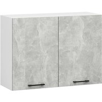 Hängeschrank Küchenschrank Akord oliwia modular W80 Weiß 80 cm 2 Türen 2 Ebenen Front Beton B80 x H58 x T30 cm Hängeschrank Küchenschrank Akord oliwia modular W80 Weiß 80 cm 2 Türen 2 Ebenen Front Beton B80 x H58 x T30 cm von AKORD