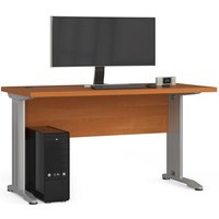 PC-Schreibtisch AKORD BM135 in der Farbe Erle B135 x H76 x T60 cm von AKORD