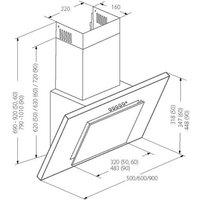 Wk-4 nero eco 50 wandmontiert grau, schwarzes Glas - Akpo Wk-4 nero eco 50 wandmontiert grau, schwarzes Glas - Akpo von AKPO