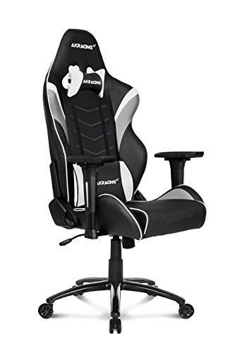 AKRacing Chair Core LX Plus Gaming Stuhl, PU-Kunstleder, Schwarz/Weiß, 5 Jahre Herstellergarantie von AKRacing