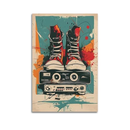 AKRHARWB Hip-Hop-Poster, Wandkunst, Vintage, elegantes Poster, dekoratives Gemälde für Wohnzimmer, Schlafzimmer, ästhetisches Poster, 30 x 45 cm, ungerahmter Stil AKRHARWB Hip-Hop-Poster, Wandkunst, Vintage, elegantes Poster, dekoratives Gemälde für Wohnzimmer, Schlafzimmer, ästhetisches Poster, 30 x 45 cm, ungerahmter Stil von AKRHARWB