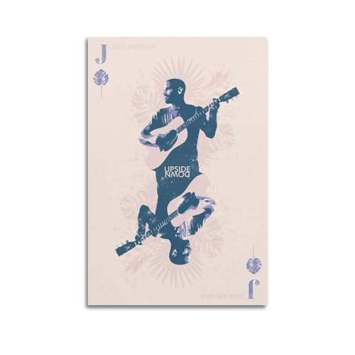 AKRHARWB Jack Johnson Poster, Wandkunst, Vintage, elegantes Poster, dekoratives Gemälde für Wohnzimmer, Schlafzimmer, ästhetisches Poster, 30 x 45 cm, ungerahmter Stil AKRHARWB Jack Johnson Poster, Wandkunst, Vintage, elegantes Poster, dekoratives Gemälde für Wohnzimmer, Schlafzimmer, ästhetisches Poster, 30 x 45 cm, ungerahmter Stil von AKRHARWB