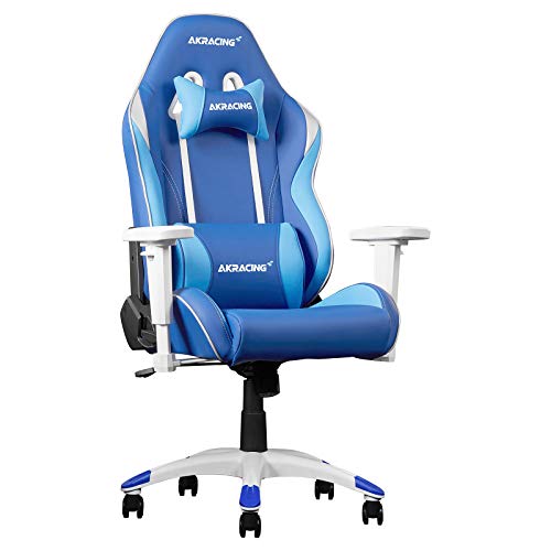 AKRacing Chair California Tahoe Gaming Stuhl, Kunstleder, Blau, 5 Jahre Herstellergarantie von AKRacing