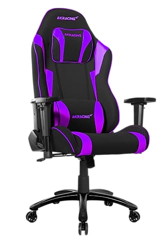 AKRacing Chair Core EX-WIDE SE Gaming Stuhl, Stoff/Kunstleder, Schwarz/Indigo, 5 Jahre Herstellergarantie von AKRacing