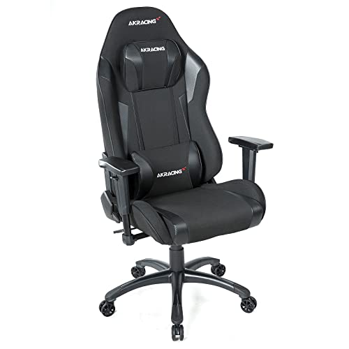 AKRacing Chair Core EXSE Gaming Stuhl, Stoff/Kunstleder, Schwarz/Karbon, 5 Jahre Herstellergarantie von AKRacing