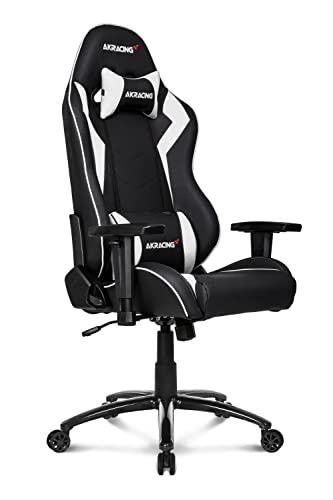 AKRacing Chair Core SX Gaming Stuhl, PU-Kunstleder, Schwarz/Weiß, 5 Jahre Herstellergarantie von AKRacing