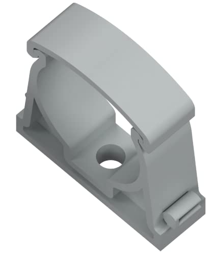 AKS Zielonka U 32 Rohrhalter, grau (gris chiné 14) von AKS Zielonka