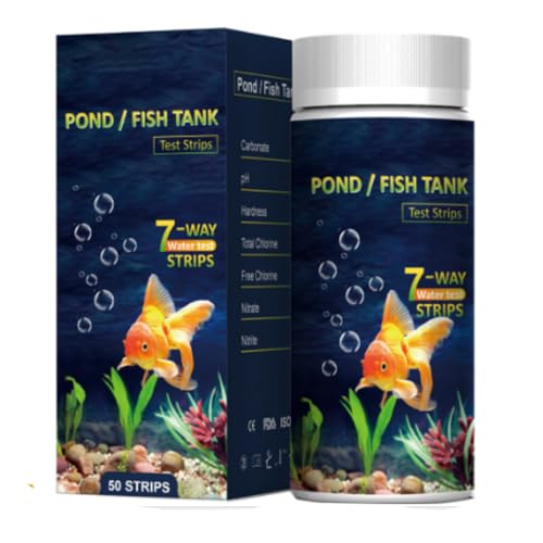 AKSBTEC Aquarium Wassertest Aquarium Teststreifen für Aquarien: 100 Stück - 7 IN 1 Wassertester Aquarium Zubehör zur Messung von pH, Wasserhärte AKSBTEC Aquarium Wassertest Aquarium Teststreifen für Aquarien: 100 Stück - 7 IN 1 Wassertester Aquarium Zubehör zur Messung von pH, Wasserhärte von AKSBTEC
