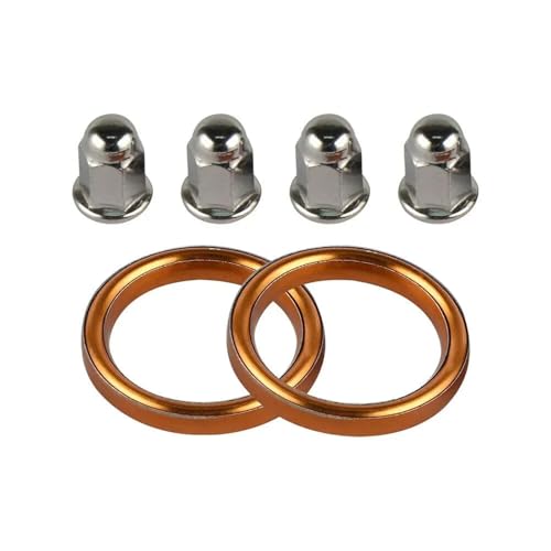 Reparaturdichtung Kompatibel Mit CB500K 1971 1972 1973 Für B550K 1974-1978 4x Auspuffdichtungen 18291-216-000 18291-MN5-650 von AKSDYIR