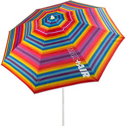 Aktive Beach Windproof Umbrella 220cm Uv50 Protection One Size von AKTIVE