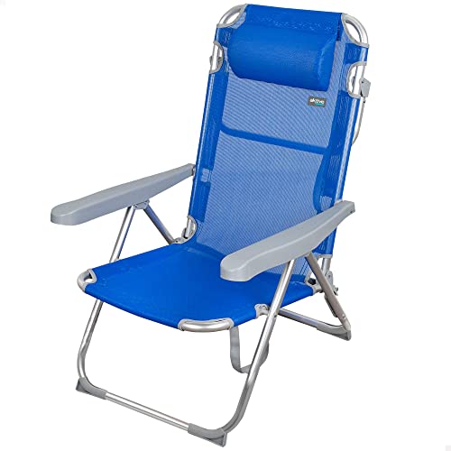 AKTIVE 62635 Stuhl, Aluminium, blau, Mediano von AKTIVE
