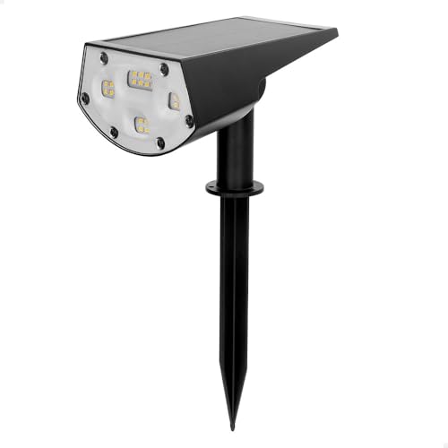 AKTIVE LED-Solarstrahler, 2-in-1, warmes Licht, 5-10 Lumen, mit Erdspieß oder Wandmontage, keine Verkabelung, wasserdicht, Reichweite 1-2 m, Betriebsdauer bis zu 8 Stunden, Beleuchtung für Garten und AKTIVE LED-Solarstrahler, 2-in-1, warmes Licht, 5-10 Lumen, mit Erdspieß oder Wandmontage, keine Verkabelung, wasserdicht, Reichweite 1-2 m, Betriebsdauer bis zu 8 Stunden, Beleuchtung für Garten und von AKTIVE