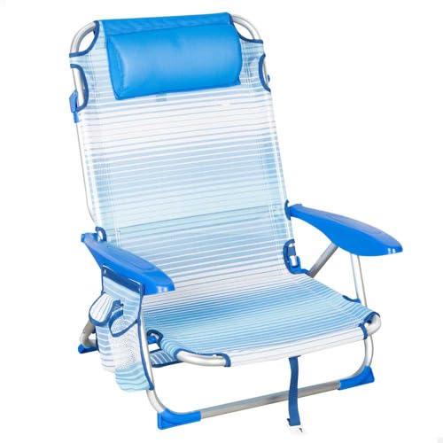 Aktive 62671 Low Folding Chair Multi-position Aluminium One Size von AKTIVE