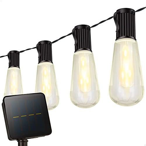 Aktive LED-Solar-Lichterkette für den Außenbereich | 1,8m Leuchte und 4m Kabel | 10 LED Solarlampen | Wasserdicht mit IP44-Schutz | Warmes Licht von AKTIVE