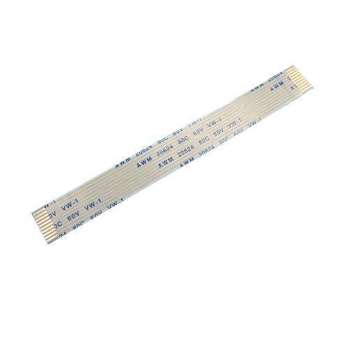 AKUYAO Flexkabel 10PIN 1mm Raster AWM 20624 80C 60V VW-1 150mm (Typ A auf der gleiche Seite) von AKUYAO
