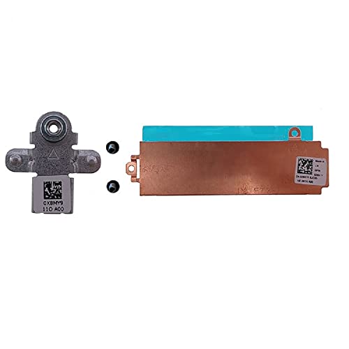 AKUYAO M.2 2280 SSD Halterung Shield Caddy + Kühlkörper Thermal Caddy für Dell G15 5510 5511 5515 026X1Y 0X8MY9 Gaming Laptop von AKUYAO