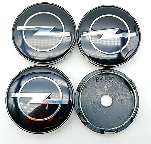 4 Stück Radnabenkappen für Opel Astra H G J Insignia Mokka Zafira Corsa 60MM, Nabendeckel Radnabenabdeckung Nabenkappen Felgendeckel Radkappen Wheel Hub Caps von AKXBEFU