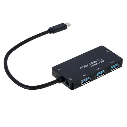 AKYGA AK-AD-52 4 Ports USB 3.0 Hub activ USB A 3.0 Stecker 20cm Adapter Splitter von AKYGA