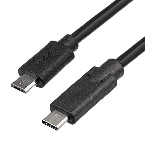 AKYGA Micro USB B auf USB C 3.0 Stecker Schnell Kabel Sync Datenkabel 1 m von AKYGA