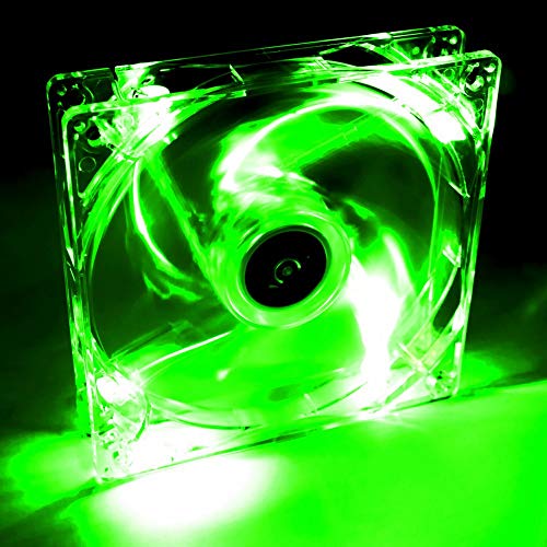 Akyga AW-12A-BG 4 LED Gehäuselüfter 120 mm Lüfter für PC Molex 12V Grün von AKYGA