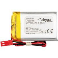 LP523450 Akkupack x Spezial-Akku LiPo 3.7 v 900 mAh - Akyga von AKYGA