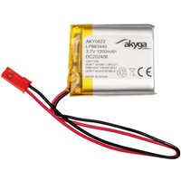 Akyga - LP883440 Akkupack x Spezial-Akku LiPo 3.7 v 1200 mAh von AKYGA