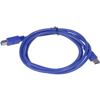 Akyga USB-Kabel USB-A Stecker, USB-B Stecker 1.80 m Schwarz AK-USB-09 von AKYGA