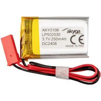 LP502030 Akkupack x Spezial-Akku LiPo 3.7 v 250 mAh - Akyga von AKYGA