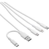 Akyga - USB-Kabel usb-c® Stecker, usb-a Stecker, Apple Lightning Stecker, USB-Micro-B Stecker 1.20 m von AKYGA