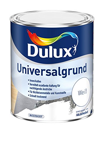 Dulux Universalgrund wasserbasiert 2,500ml, weiß von Dulux