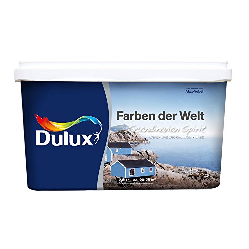 Dulux 5163229 Farben der Welt Wand- und Deckenfarbe matt, Scandinavian Spirit Stark von Dulux