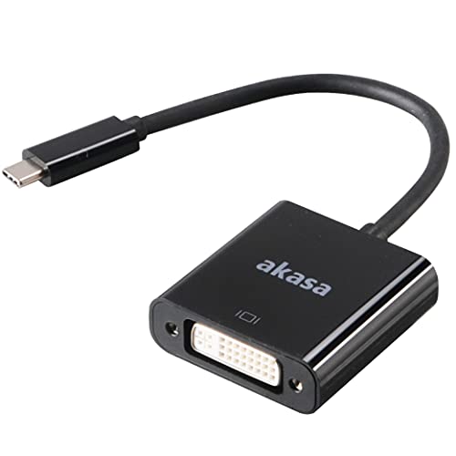 Akasa ak-cbca09-15 cm USB 3.1 der U89 USB-c zu DVI Konverter – Schwarz Akasa ak-cbca09-15 cm USB 3.1 der U89 USB-c zu DVI Konverter – Schwarz von Akasa