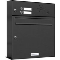 1er Briefkasten Anlage Aufputz - Wandmontage ral 7016 Anthrazit 2 Klingel 1er Briefkasten Anlage Aufputz - Wandmontage ral 7016 Anthrazit 2 Klingel von AL BRIEFKASTENSYSTEME