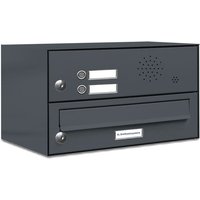 1er Briefkasten Anlage Aufputz - Wandmontage ral 7016 Anthrazit 2 Klingel 1er Briefkasten Anlage Aufputz - Wandmontage ral 7016 Anthrazit 2 Klingel von AL BRIEFKASTENSYSTEME