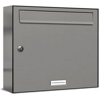 1er Premium Briefkasten ral Farbe 9007 für Außen Wand Postkasten s von AL BRIEFKASTENSYSTEME