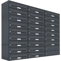 25er Briefkasten Anthrazit Anlage 25 Fach Wandbriefkasten Postkasten 25er Briefkasten Anthrazit Anlage 25 Fach Wandbriefkasten Postkasten von AL BRIEFKASTENSYSTEME