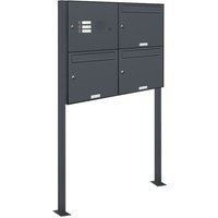 Al Briefkastensysteme - 3er Briefkasten Standanlage Freistehend ral 7016 Anthrazit Klingel Al Briefkastensysteme - 3er Briefkasten Standanlage Freistehend ral 7016 Anthrazit Klingel von AL BRIEFKASTENSYSTEME