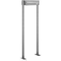 AL BRIEFKASTENSYSTEME Briefkasten, Parteien: 1, Zaundurchwurf, BxHxT: 153,306 x 150,0 x 27,5 cm - silberfarben AL BRIEFKASTENSYSTEME Briefkasten, Parteien: 1, Zaundurchwurf, BxHxT: 153,306 x 150,0 x 27,5 cm - silberfarben von AL BRIEFKASTENSYSTEME