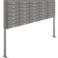 AL BRIEFKASTENSYSTEME Briefkasten, Parteien: 34, Freistehend, BxHxT: 199,5 x 170 x 27,5 cm - grau AL BRIEFKASTENSYSTEME Briefkasten, Parteien: 34, Freistehend, BxHxT: 199,5 x 170 x 27,5 cm - grau von AL BRIEFKASTENSYSTEME